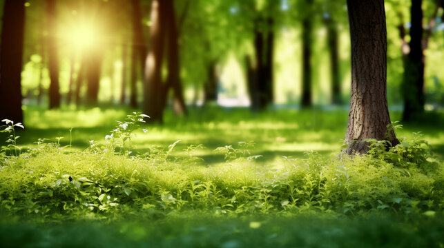 spring in the park  high definition(hd) photographic creative image