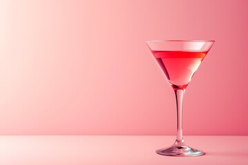 glass of pink drink