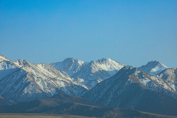 Shandan Military Horse Farm, Zhangye City, Gansu Province-Snowy Mountains and Pastures of Qilian Mountains