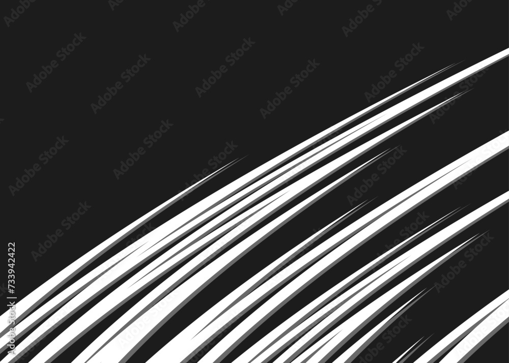 Aufkleber abstract background with curved spike line pattern and with some copy space area