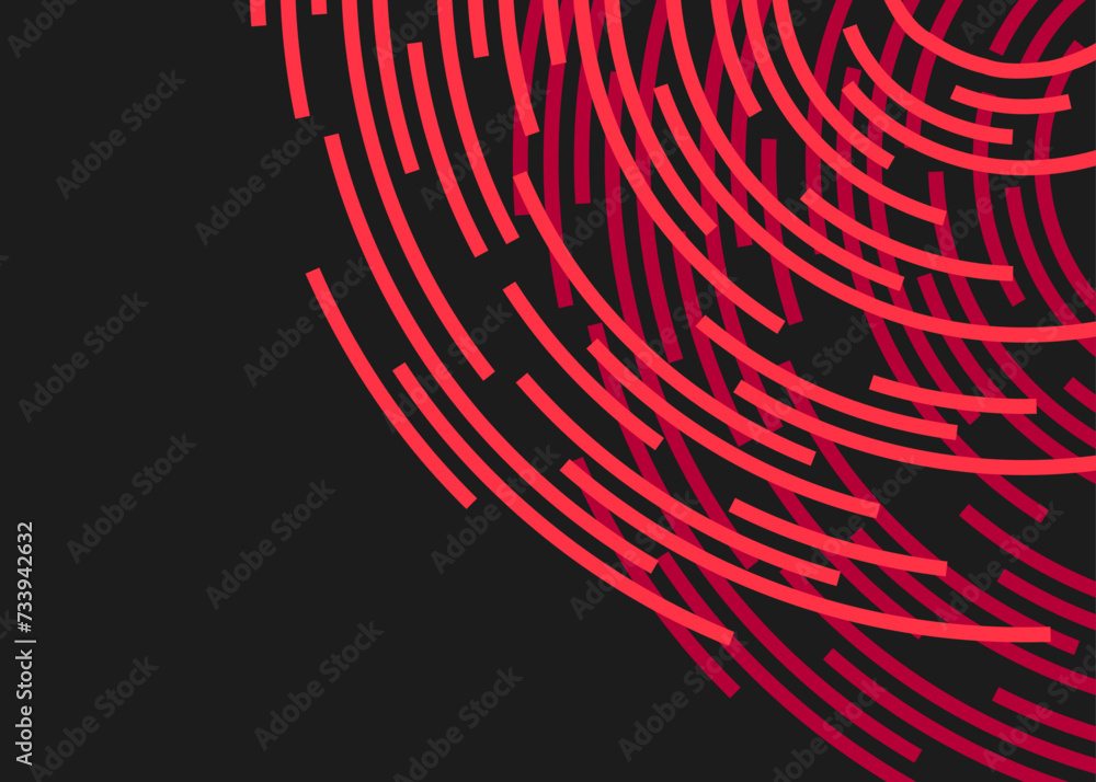 Poster minimalist background with overlapping curved swirl lines pattern