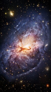 barred spiral galaxy ngc 1313 in the constellation of fornax