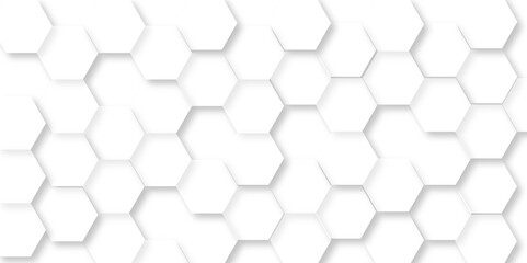 Abstract background with hexagonal geometric hexagon polygonal pattern background. 3d seamless bright white web cell and triangle abstract honeycomb background. white and gray backdrop wallpaper.
