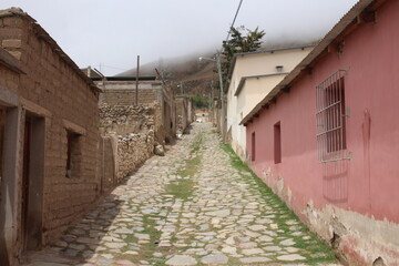 Rural landscape and mountains in northwest Argentina