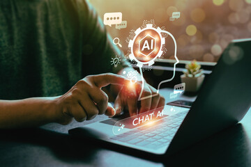 Chat Bot Chat, AI tech enhances businesses by processing data, improving decision-making,...