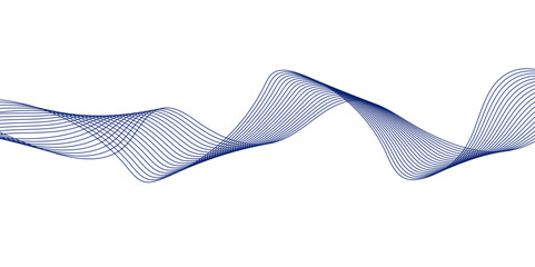 Abstract wave lines flowing curve gradient color on transparent background. Abstract white background colorful lines. modern wavy stripes on white background isolated.	