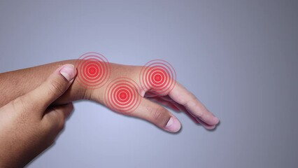 Numbness and tingling in the fingertips