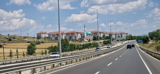 driving through Turkey on nice highways