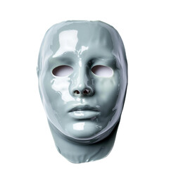 Detox facial mask, PNG image, transparent background.