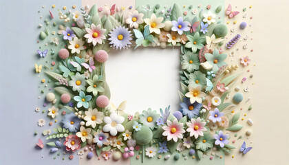 Paper Garden Fantasy: An Artful Array of Pastel Flora and Fauna