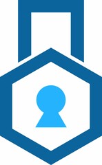 blue house icon , logo key , logo security