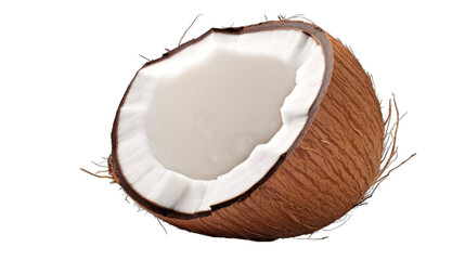Fresh half coconut png