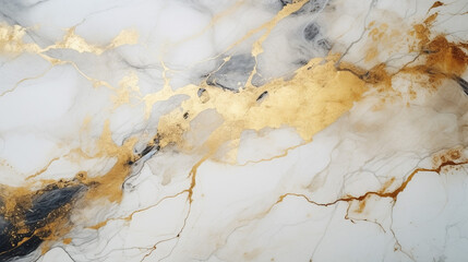 Abstract texture background with cracks in marble wall