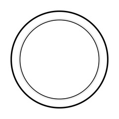 シンプルな丸いお皿