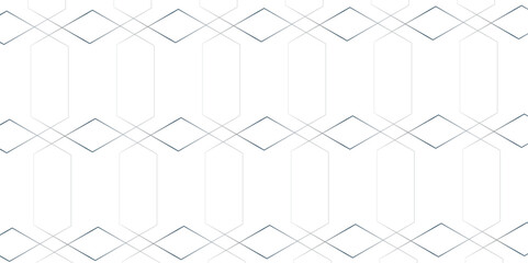 geometric blueprint hexaonal stock ceramic brick tile wall . honeycomb texture and seamless pattern. Grid line for composing floor and wall. llustration , paper, textile, decoration. white in backdrop