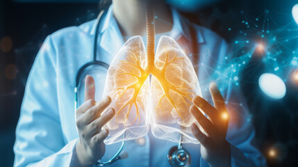 The Importance of Healthy Lungs Understanding Respiratory Diseases and Lung Disorders - obrazy, fototapety, plakaty