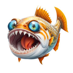 Fish with sharp teeth