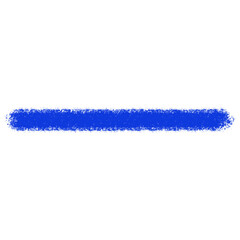 A blue underscore line, isolated on a transparent background.