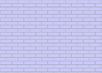 Periwinkle Blue Color Brick Wall Background. Blank Copy Space. Abstract wall. Textured Background. Interior Wall Background. Modern Wall Design. Abstract Design for banners and advertisements.