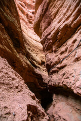 Pingshan Lake Grand Canyon, Zhangye City, Gansu Province - rock formation canyon landscape under clear sky