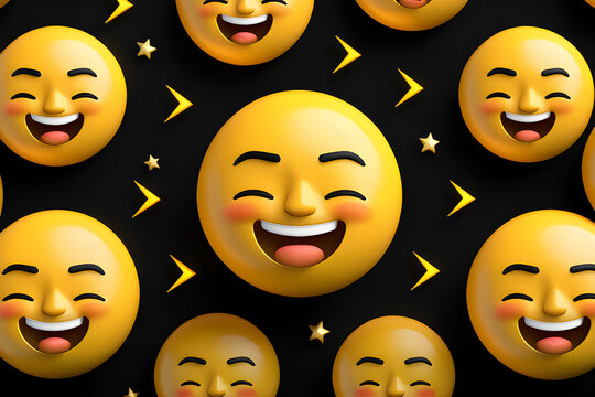 emoji depicting smiling faces.