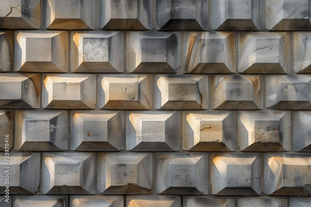 Poster stone wall. background image. created with generative ai technology