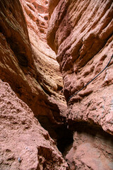 Pingshan Lake Grand Canyon, Zhangye City, Gansu Province - rock formation canyon landscape under clear sky