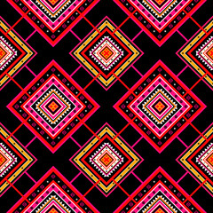 Fabric textile mandala ornaments background embroidery. Aztec carpet tribal boho native.Geometric pattern american and mexican navajo. Traditional tribal style.