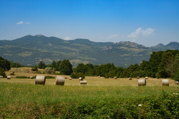 Country landscape in Molise, Italy, near San Pietro Avellana