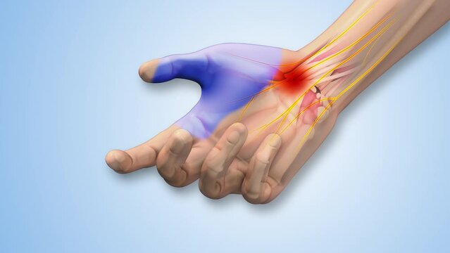 Carpal tunnel syndrome tingling, numbness, and discomfort 