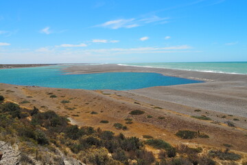 Fototapeta na wymiar Valdes; Peninsula Valdes; Patagonia: panorami; natura;