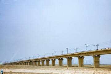 Jiuquan City, Gansu Province-Highway car advertising background picture