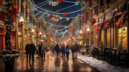 Obraz premium spree holiday shopping