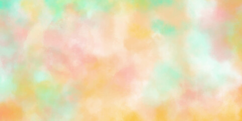 multicolor watercolor paper textured illustration with splashes. colorful watercolor for background .Abstract art hand paint .Abstract Illustration wallpaper. Brush strokes painting.