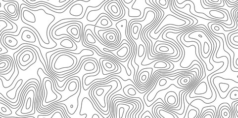 Abstract white topography vector background. Topographic map. Geographic mountain relief. counter map wavy line paper textrue. grid curve line abstract vector illustration .