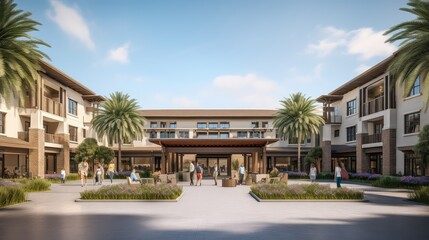 retirement senior living building