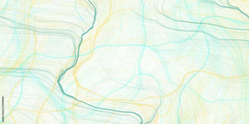Aufkleber colorful pattern liquid swirl paint white that is Illustration background. Tangled thin curves  undulating lines on a white canvas. Grunge texture with distress pink rough trace.,Vector ..