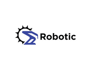 Industrial Robotic Manufacture Business Logo Design Template
