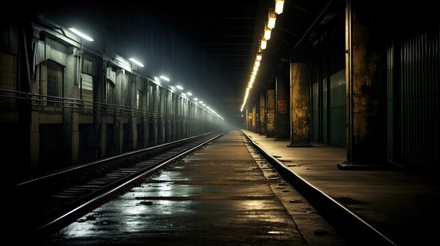 tunnel subway tracks