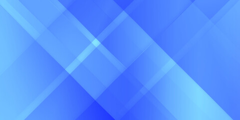 Abstract Trendy banner on colorful blue gradient backdrop, Abstract geometric Blue business banner background, Diamond and line shapes in random geometric blue gradient pattern, Digital shiny lines.