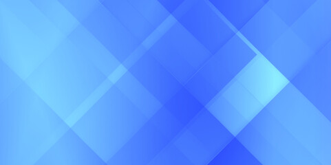 Abstract Trendy banner on colorful blue gradient backdrop, Abstract geometric Blue business banner background, Diamond and line shapes in random geometric blue gradient pattern, Digital shiny lines.
