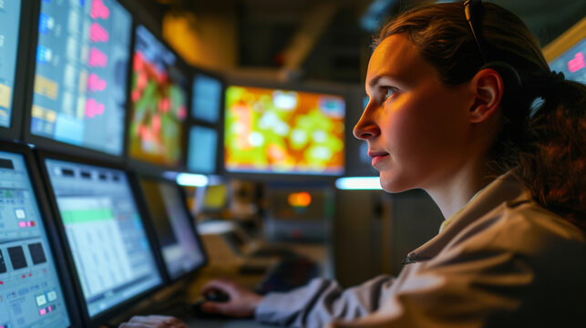 Radiation monitoring system data analysis by a nuclear engineer