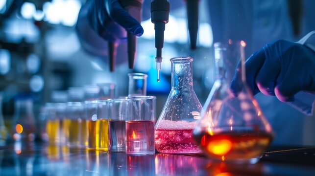 Colorful chemical reactions and new materials synthesis by engineers