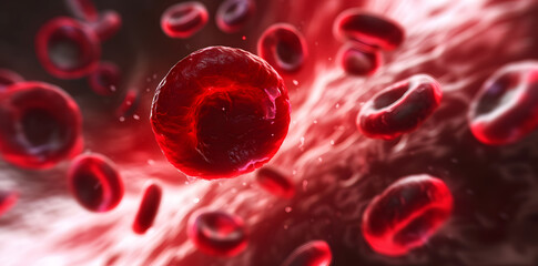 Red blood cells background