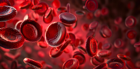 Red blood cells background