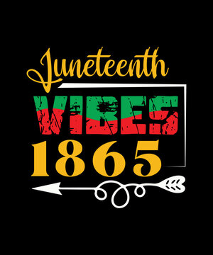 Juneteenth Vibes 1865 Svg