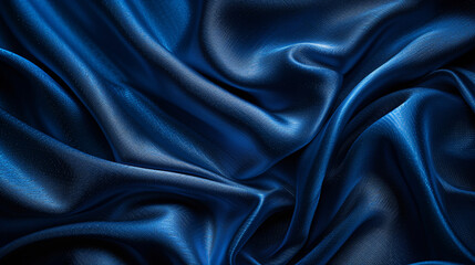 Dive into the Allure of Blue Satin Fabric, where Lustrous Texture and Rich Hues Merge to Create a Visual Symphony of Elegance, Evoking a Sense of Calm and Tranquility in Your Designs.