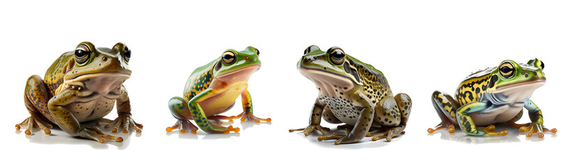 Rare frog on transparent background PNG