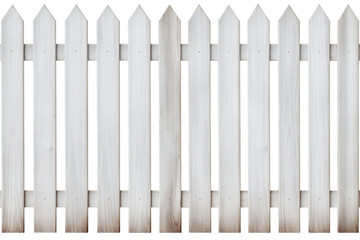 white wooden fence transparent background