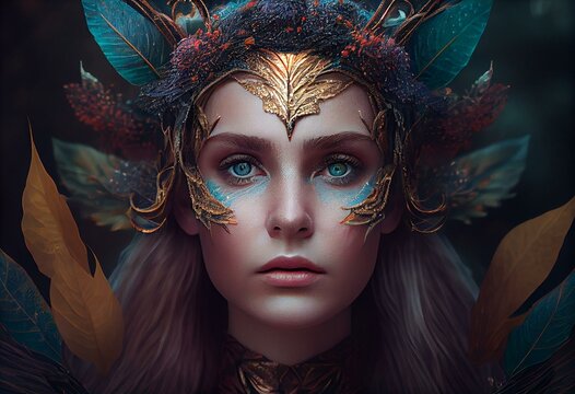 beautiful fairy queen. Generative AI